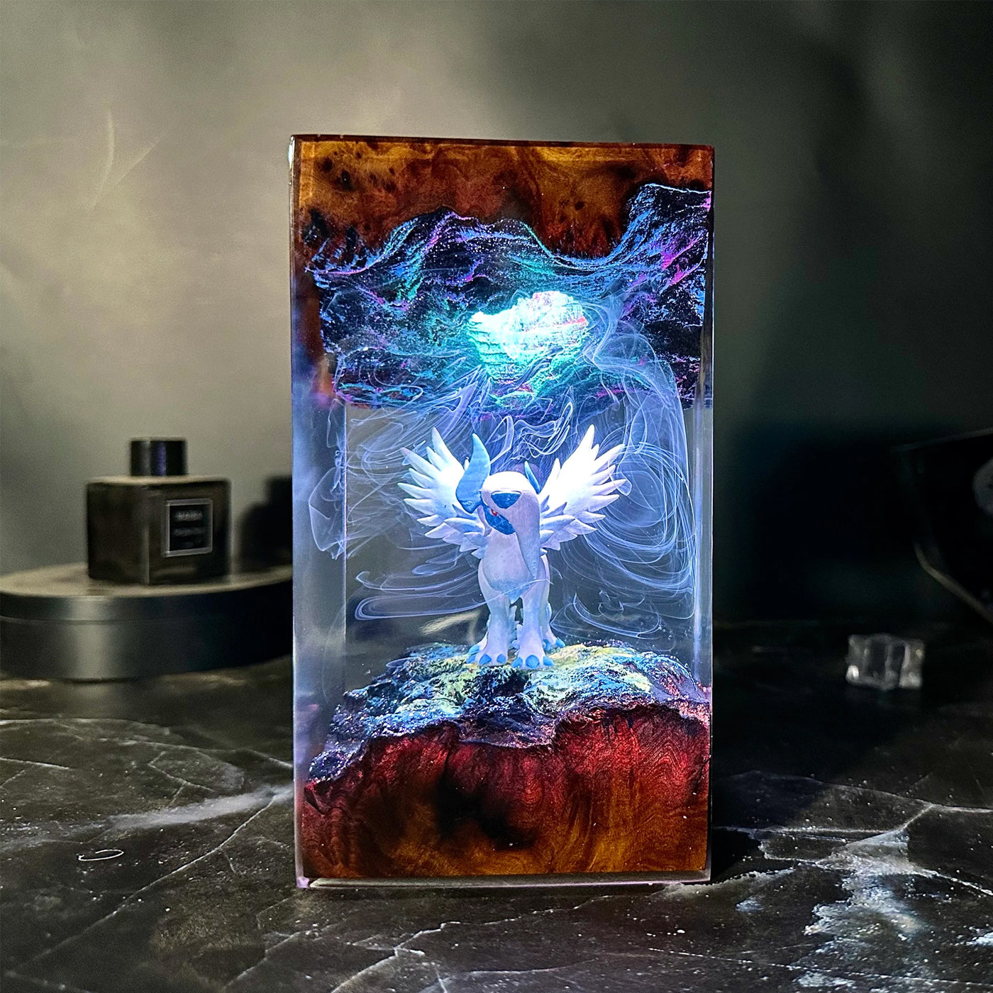 Pokemon Absol Mega Epoxy Resin Lamp, Night Light