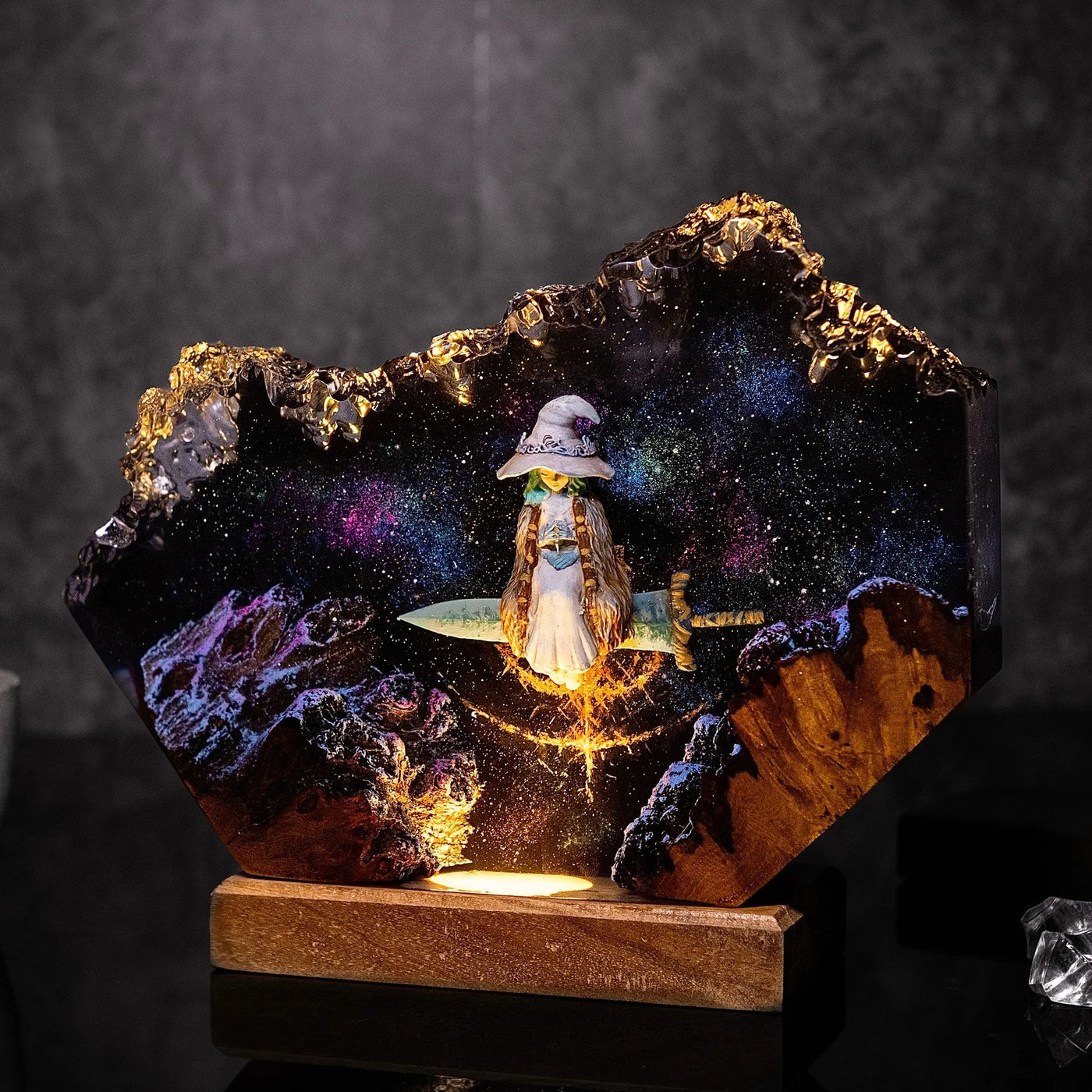 Ranni The Witch Elden Ring Epoxy Resin Lamp, Night Light