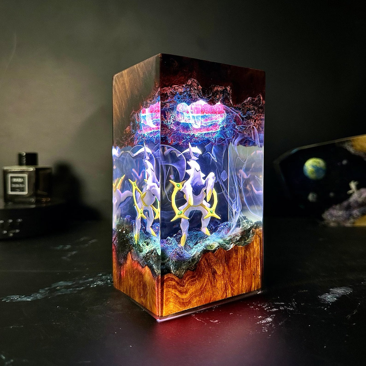 Pokemon Arceus Epoxy Resin Lamp, Night Light