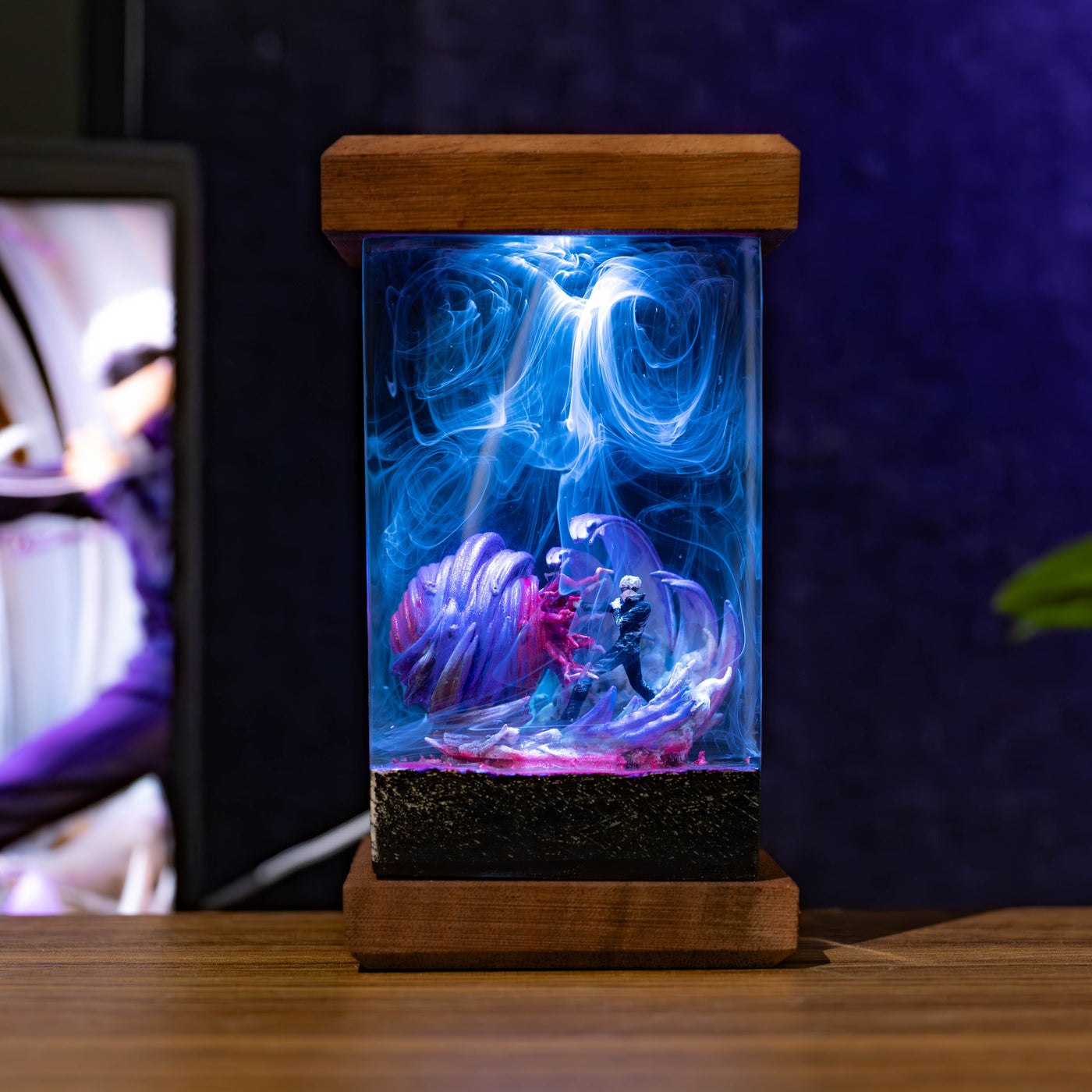 Gojo Satoru Jujutsu Kaisen Epoxy Resin Lamp, Night Light