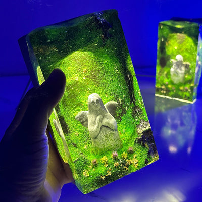 TLOZ TOTKD Zelda Goddess Hylia Statue Epoxy Resin Lamp, Night Light