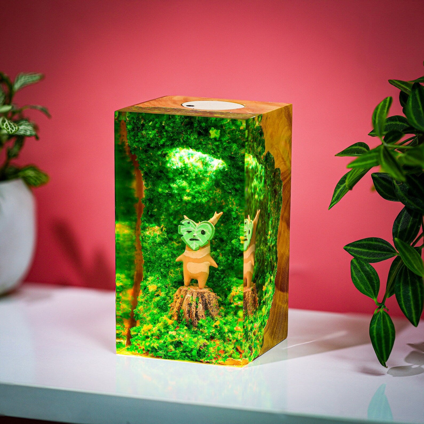 TLOZ TOTKD Zelda Korok Epoxy Resin Lamp, Night Light