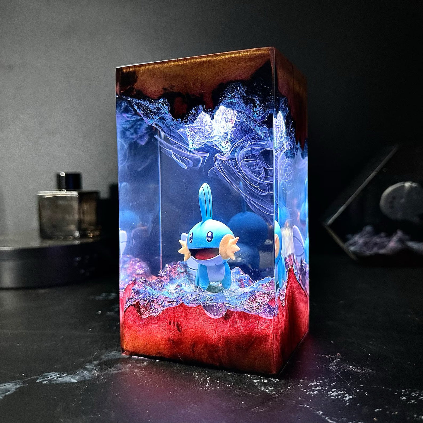 Pokemon Koffing Psyduck Mudkip Epoxy Resin Lamp, Night Light