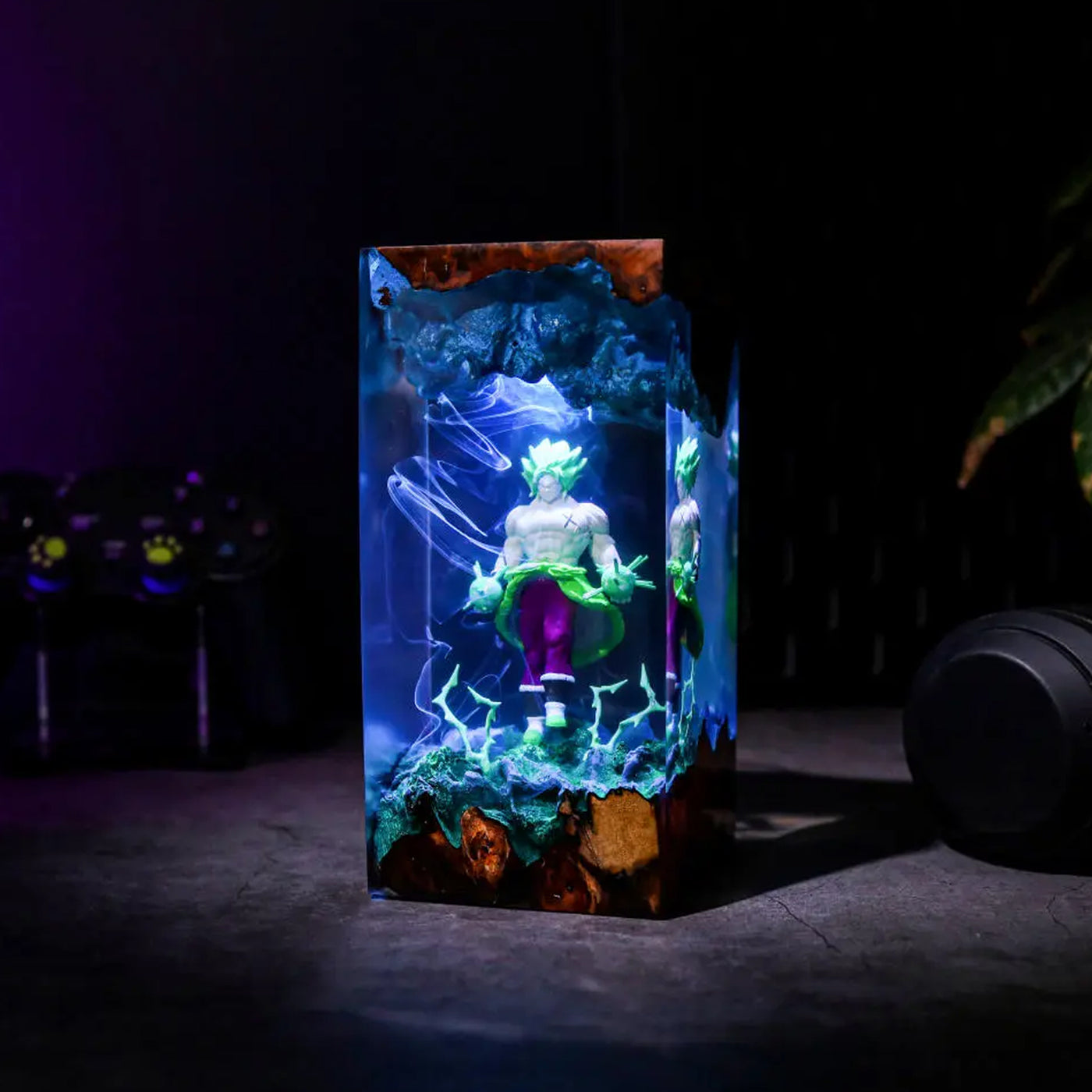 Dragon Ball Broly Epoxy Resin Lamp, Night Light