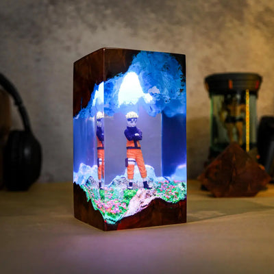 Naruto Epoxy Resin Lamp, Night Light