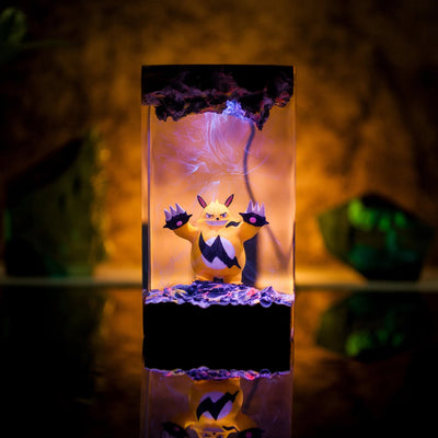 Pokemon Grizzbolt Epoxy Resin Lamp, Night Light