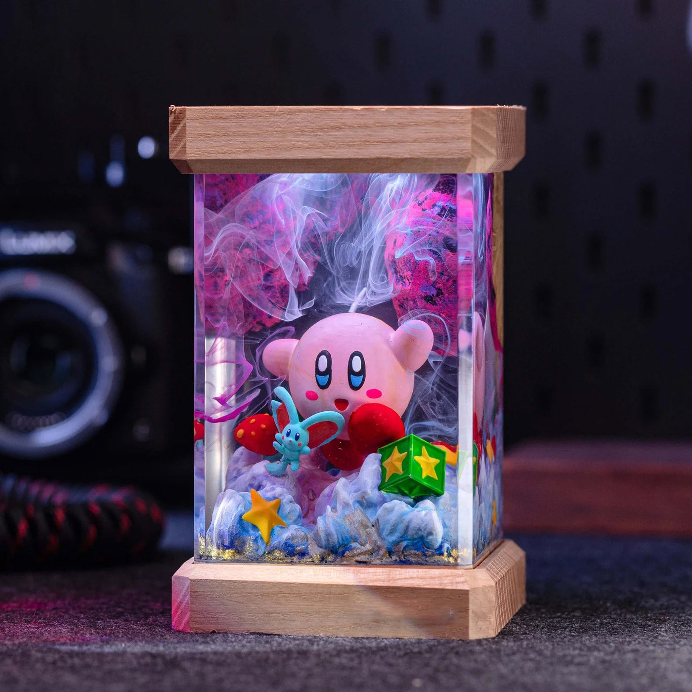 Kirby Star Epoxy Resin Lamp, Night Light