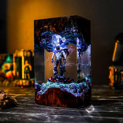 Valorant Omen Epoxy Resin Lamp, Night Light