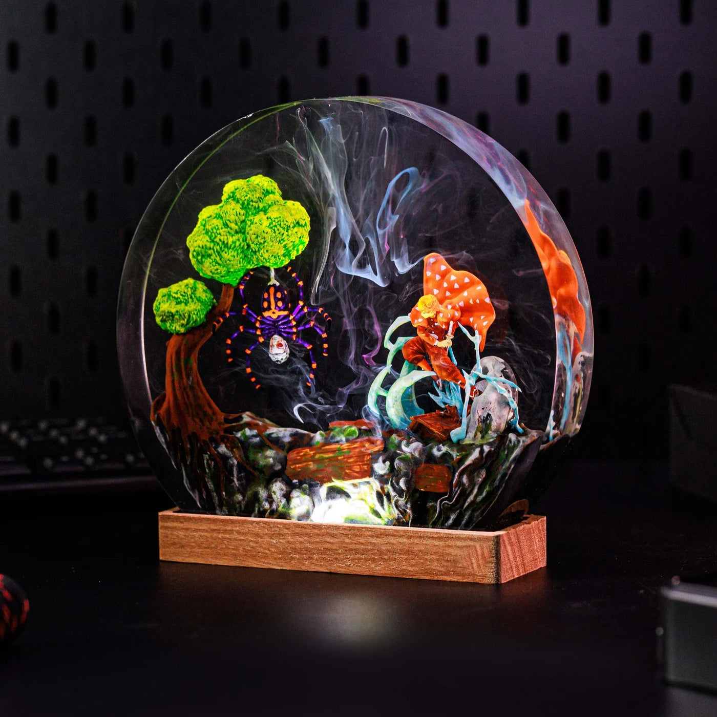 Demon Slayer Agatsuma Zenitsu Epoxy Resin Lamp, Night Light