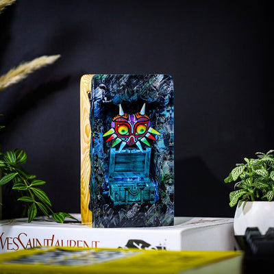 TLOZ TOTKD Zelda Majora's Mask 3D Epoxy Resin Lamp, Night Light