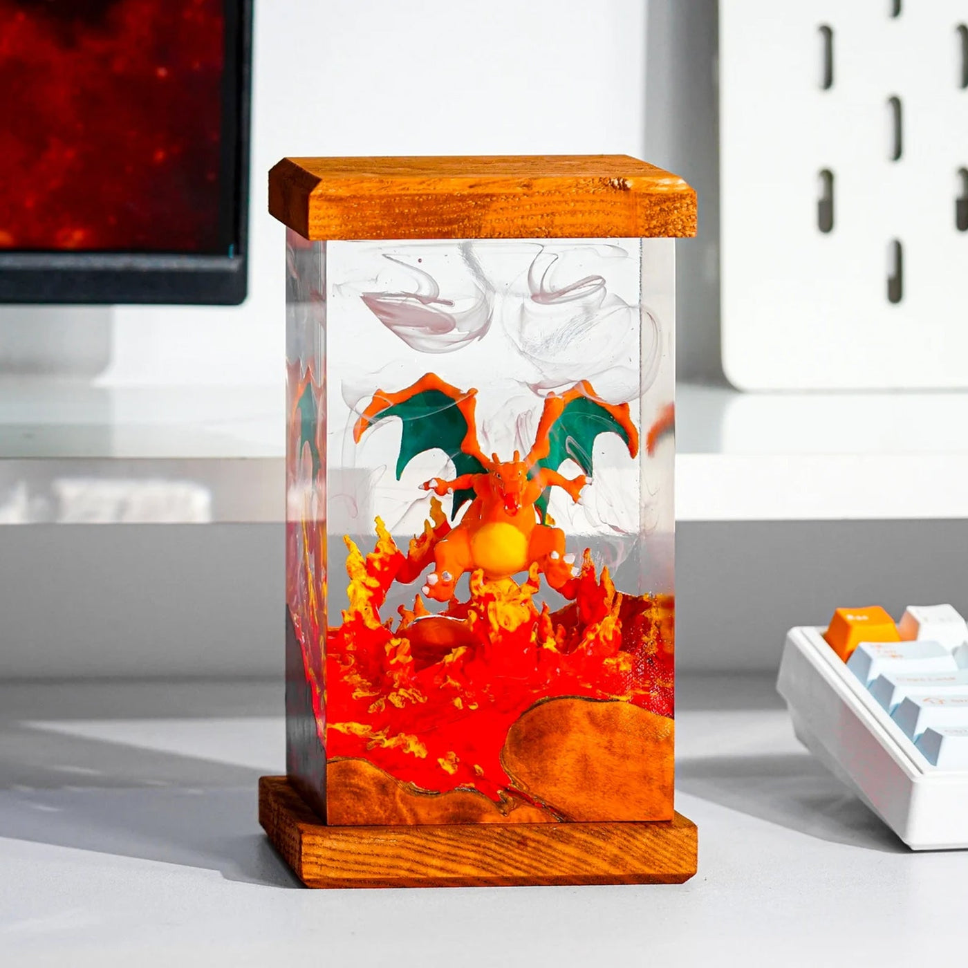 Pokemon Charizard Epoxy Resin Lamp, Night Light