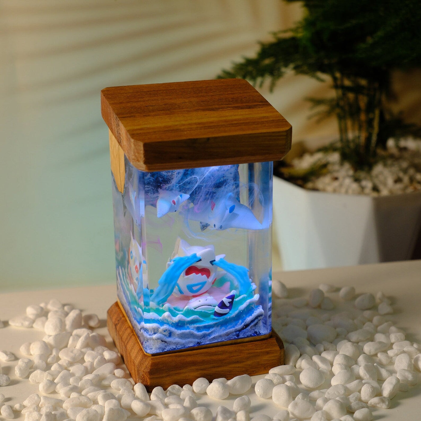 Pokemon Togepi Epoxy Resin Lamp, Night Light