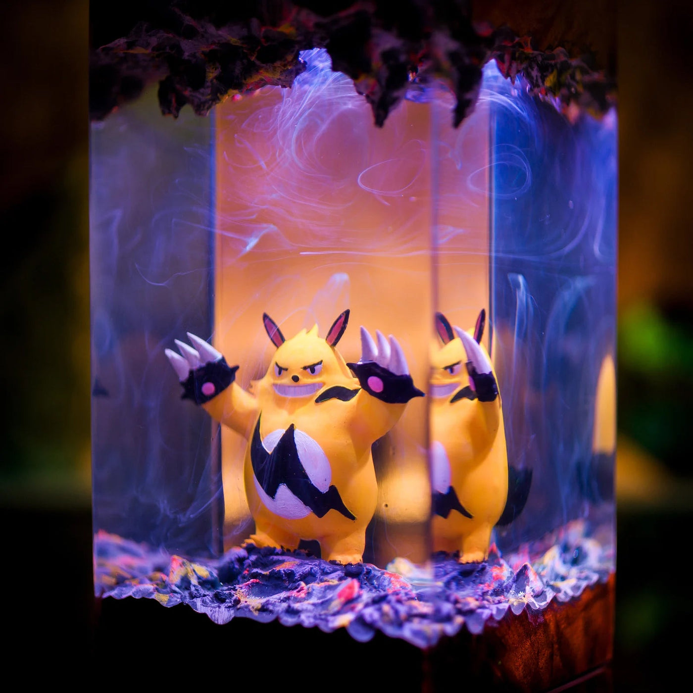 Pokemon Grizzbolt Epoxy Resin Lamp, Night Light