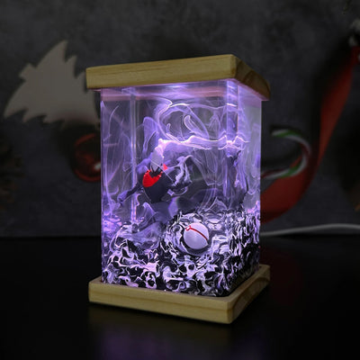 Pokemon Darkrai Epoxy Resin Lamp, Night Light