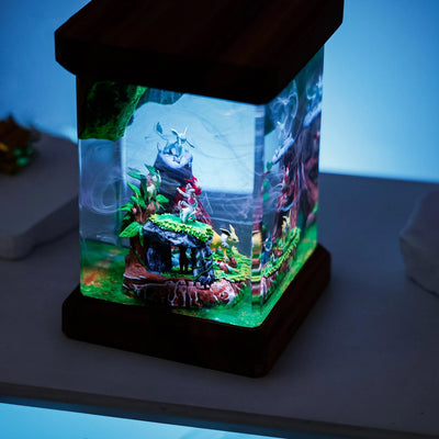 Pokemon Eeveelutions Epoxy Resin Lamp, Night Light