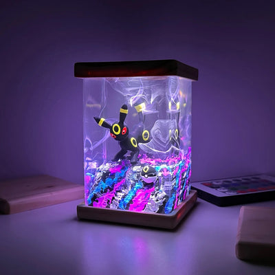 Pokemon Umbreon Epoxy Resin Lamp, Night Light