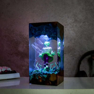 Dragon Ball Broly Epoxy Resin Lamp, Night Light