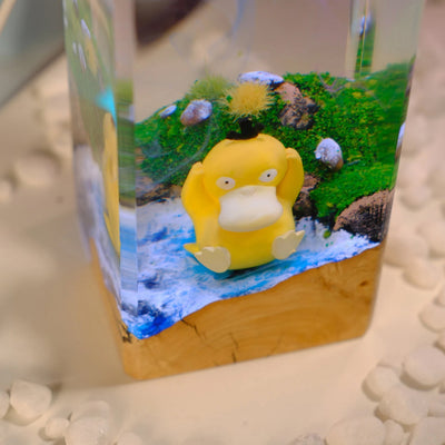 Pokemon Psyduck Epoxy Resin Lamp, Night Light