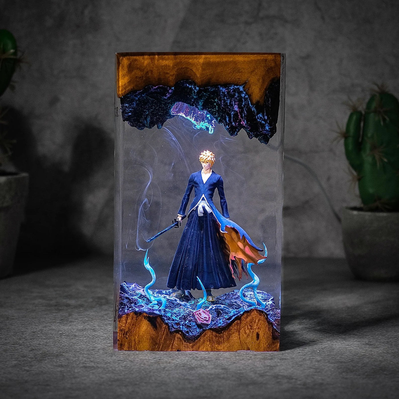 Bleach Kurosaki Ichigo Epoxy Resin Lamp, Night Light