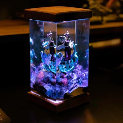 Demon Slayer Kochou Shinobu Epoxy Resin Lamp, Night Light