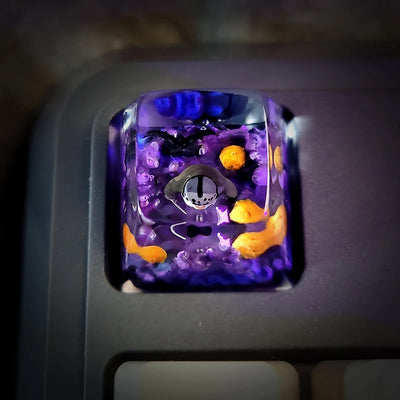 Friday the 13th Jason Voorhees Halloween Artisan Keycaps Epoxy Resin