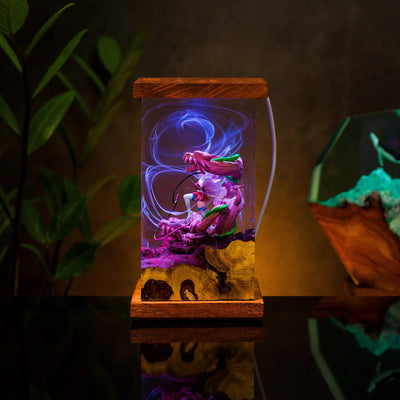 Demon Slayer Kanroji Mitsuri Epoxy Resin Lamp, Night Light