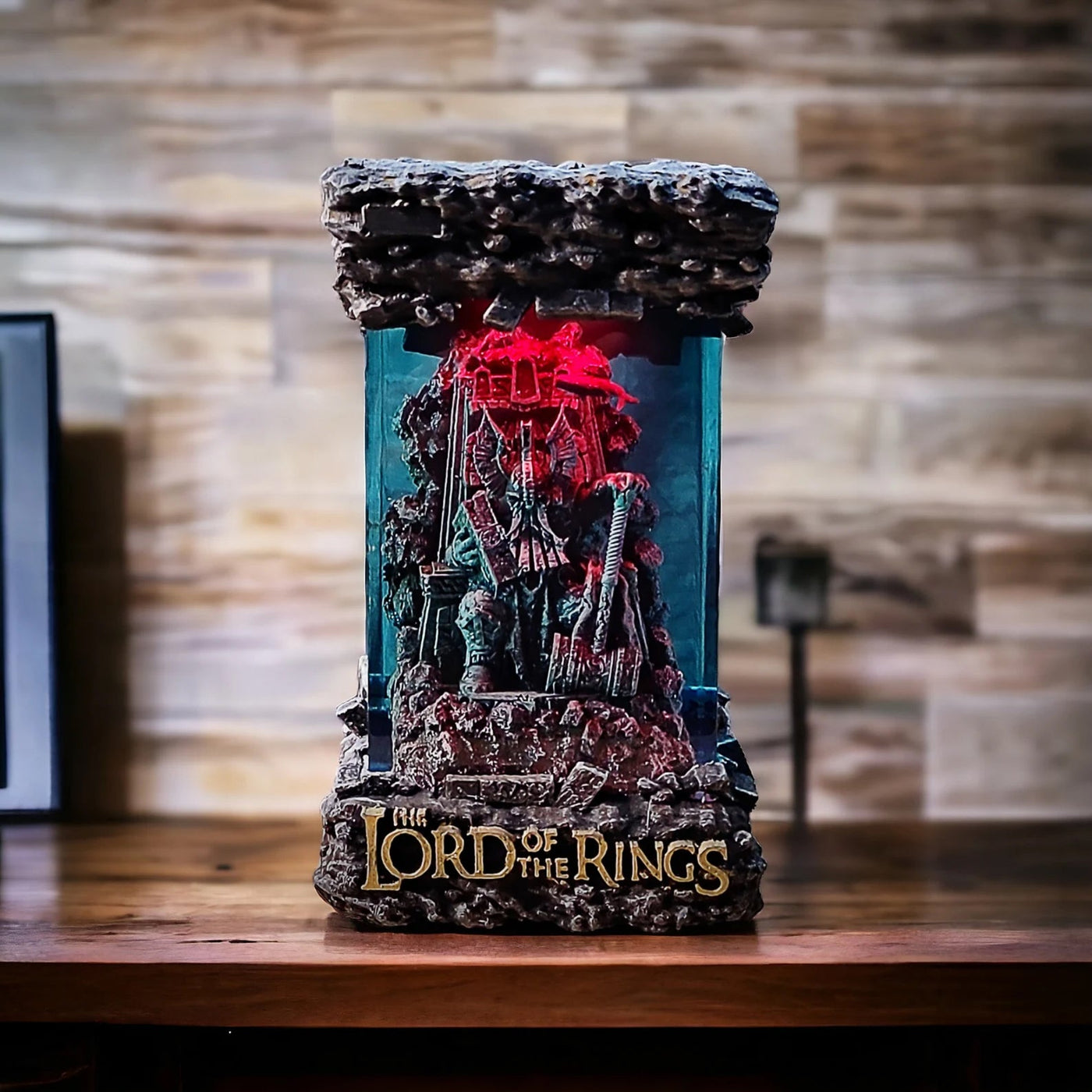 LOTR Lord Of Rings Dwarf King on Throne Diorama Epoxy Resin Lamp, Night Light, Wireless Lights