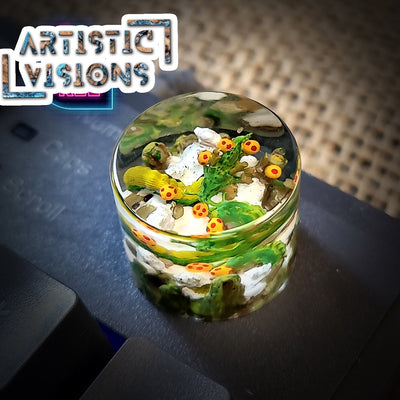 Dragon Ball Shenron Shenlong Keyboard Knob Artisan Keycaps Epoxy Resin