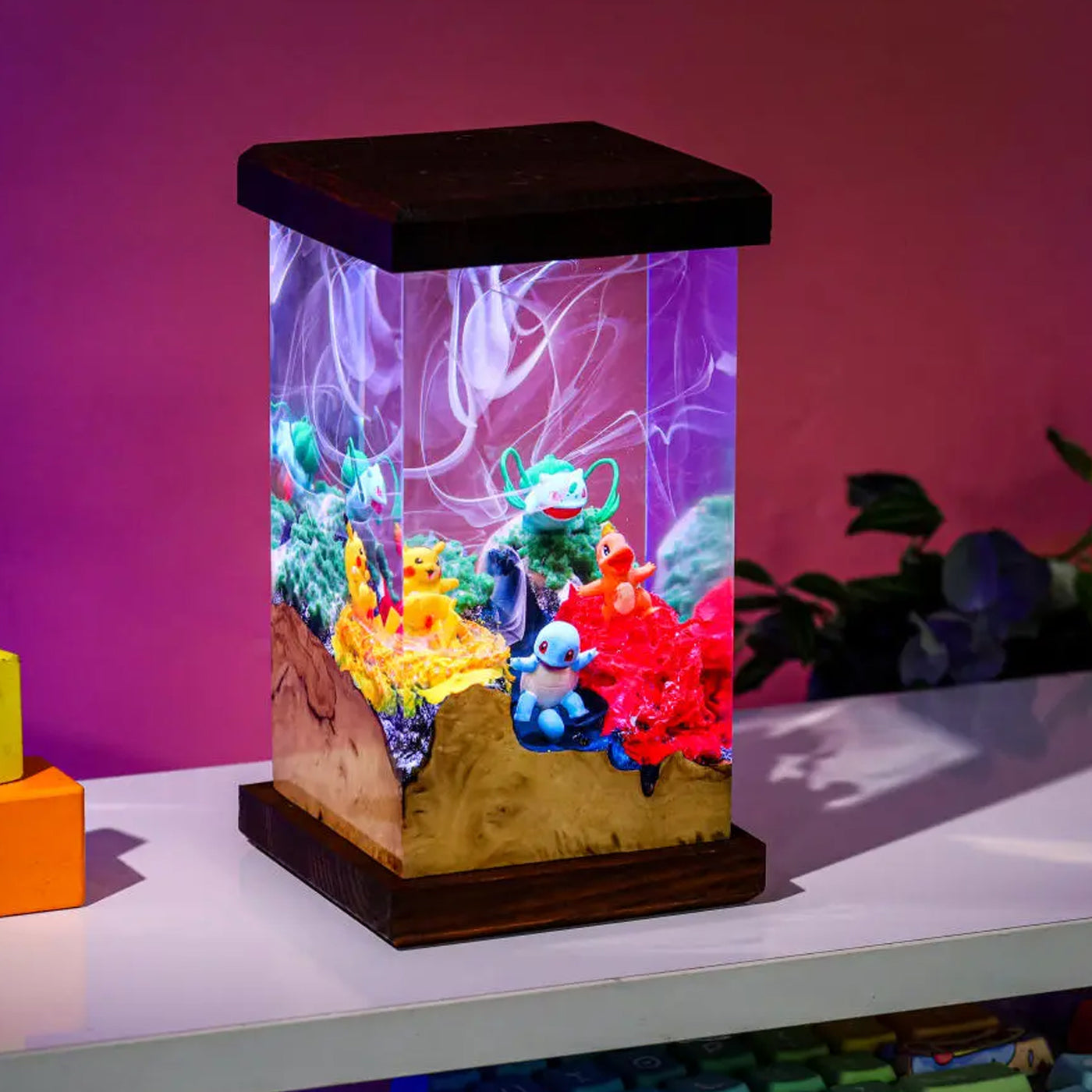 Pokemon Satoshi Team Epoxy Resin Lamp, Night Light