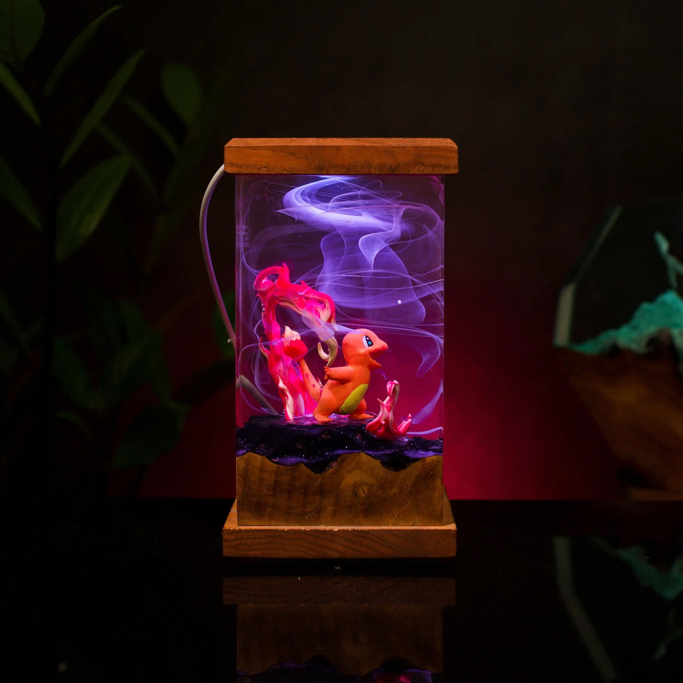 Pokemon Charmander Epoxy Resin Lamp, Night Light