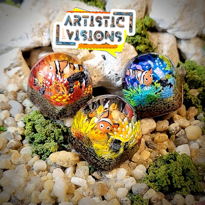 Finding Nemo Fish Artisan Keycaps Epoxy Resin