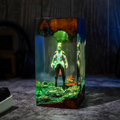 Valorant Sage Epoxy Resin Lamp, Night Light