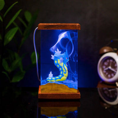 Pokemon Gyarados Epoxy Resin Lamp, Night Light