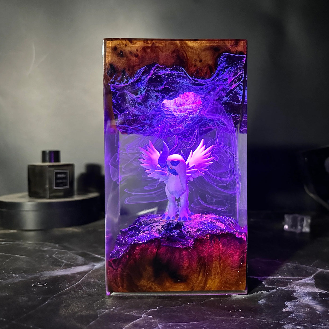 Pokemon Absol Mega Epoxy Resin Lamp, Night Light