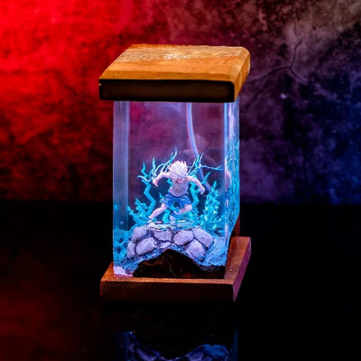 Killua Zoldyck Hunter x Hunter Epoxy Resin Lamp, Night Light