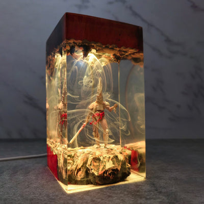 Blasphemous Epoxy Resin Lamp, Night Light