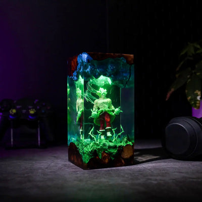 Dragon Ball Broly Epoxy Resin Lamp, Night Light