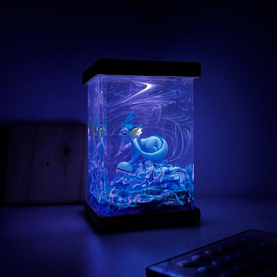 Pokemon Vaporeon Epoxy Resin Lamp, Night Light