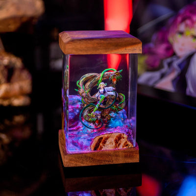 Demon Slayer Kanroji Mitsuri Epoxy Resin Lamp, Night Light