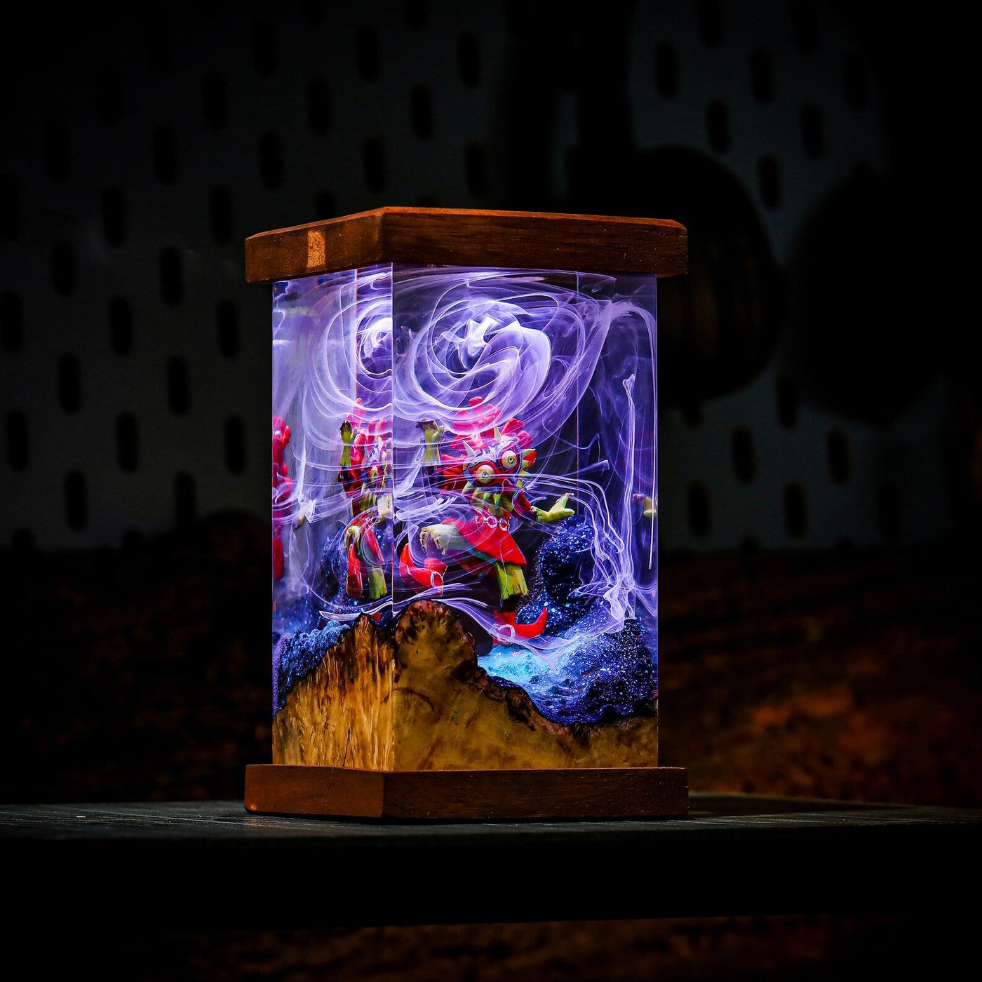 TLOZ TOTKD Zelda Skull Kid Epoxy Resin Lamp, Night Light