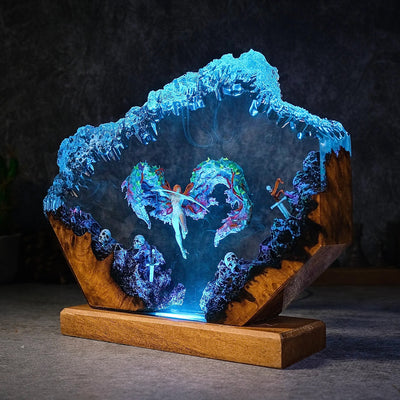 Malenia Blade of Miquella Elden Ring Epoxy Resin Lamp, Night Light