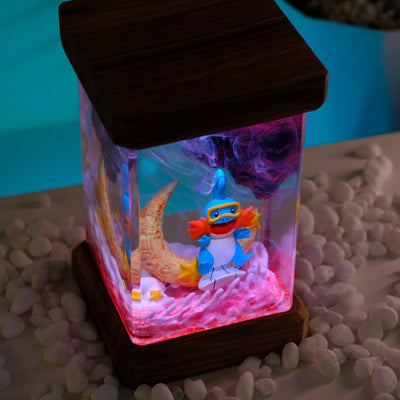 Pokemon Mudkip Epoxy Resin Lamp, Night Light