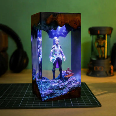 Valorant Sage Epoxy Resin Lamp, Night Light