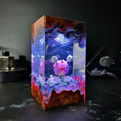 Pokemon Koffing Psyduck Mudkip Epoxy Resin Lamp, Night Light