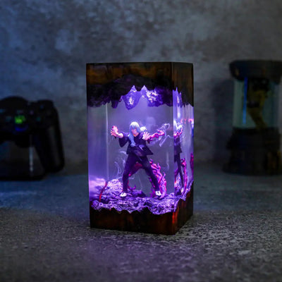 Mahito Jujutsu Kaisen Epoxy Resin Lamp, Night Light