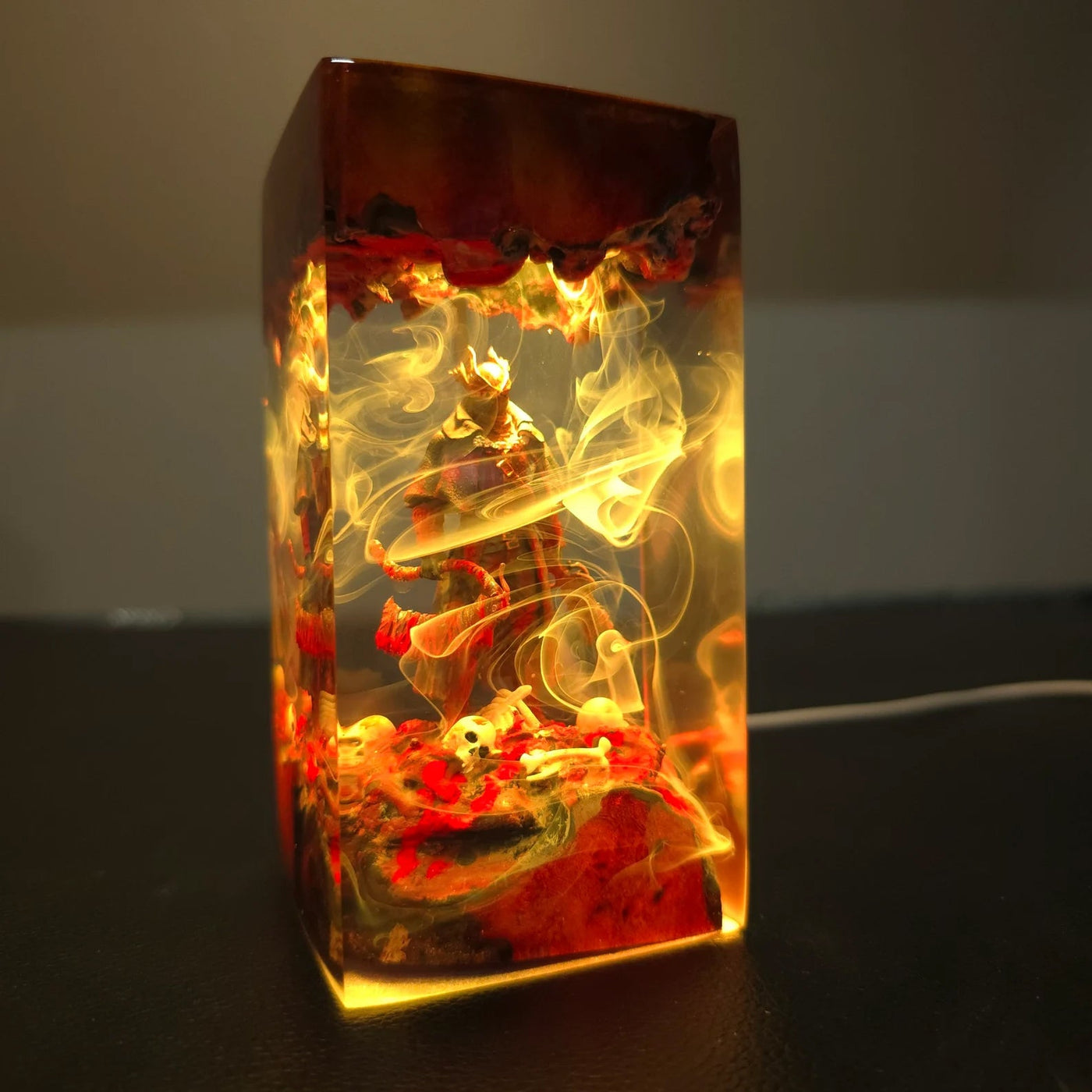 Bloodborne The Hunter Epoxy Resin Lamp, Night Light