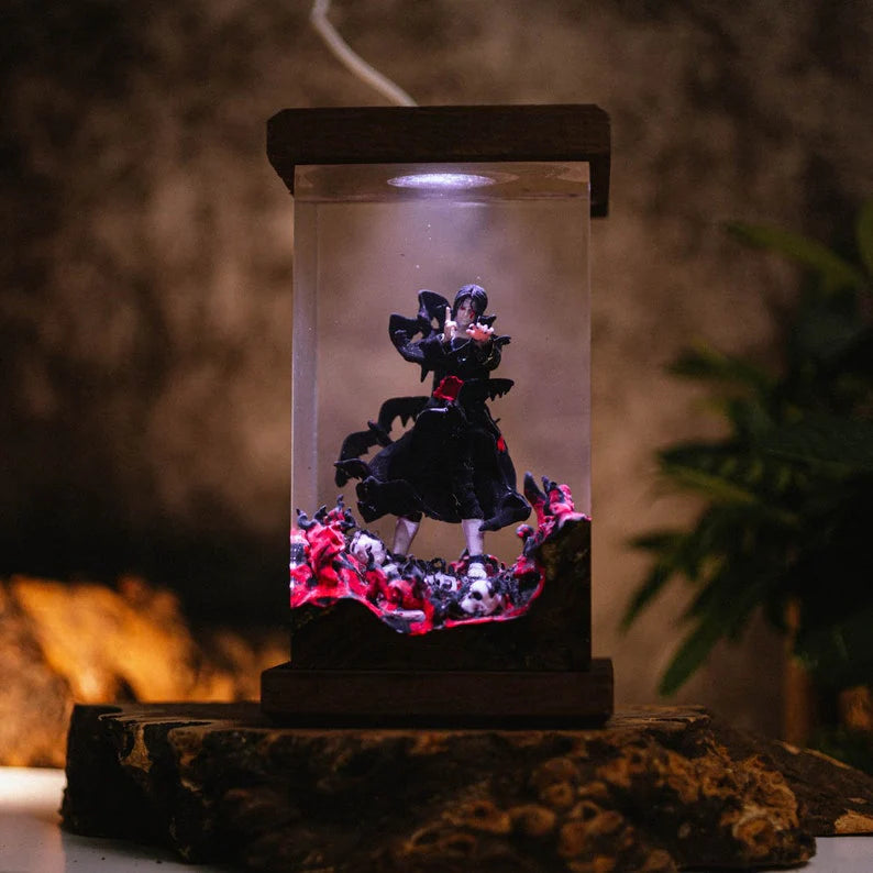 Itachi Uchiha Naruto Epoxy Resin Lamp, Night Light