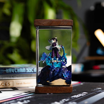 Demon Slayer Kochou Shinobu Epoxy Resin Lamp, Night Light