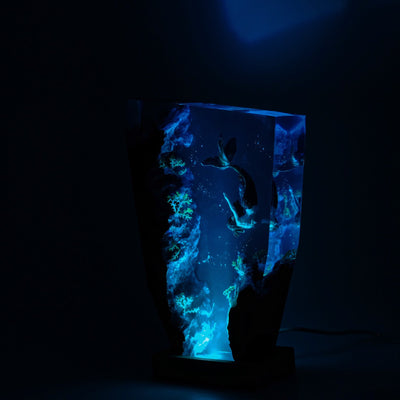 Mermaid Deep Sea Exploration - High Quality Epoxy Resin Lamp