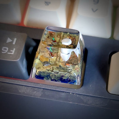 WALL E EVE Artisan Keycaps Epoxy Resin